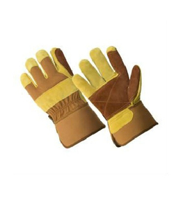 OEM Service Comfortable Cowhide Split Leather Working Gloves Soft and Rigger Household Gloves - Product Image 3