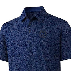 Polo de golf pour homme en tissu durable, manches courtes, vêtements de sport décontractés, polo de golf à vendre - Product Image 5