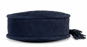 Sac bandoulière Gravs Premium en cuir suédé style bohème vintage pour femme, sac à bandoulière géométrique avec chaîne réglable et pompon, fermeture éclair - Product Image 5
