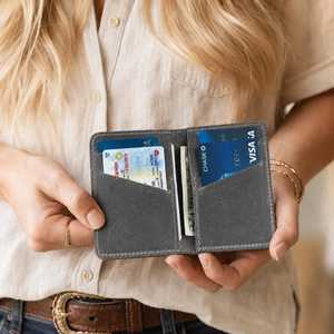Custom Genuine Leather <b>Card</b> <b>Holder</b> Wholesale Minimalist RFID Credit <b>Card</b> Pocket Case Luxury Mini <b>Wallet</b> LCH-0179 - Product Image 2