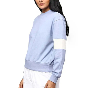 Sudadera Oversize para Mujer con Hombros Caídos, Manga Larga, Diseño Básico Liso, Ajuste Holgado, Estilo Casual - Product Image 5