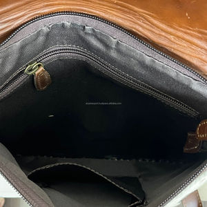 Wholesale Designer Brand Luxury Women's Fashion Hand Tooled Leather Crossbody Bag Elegant Genuine Cowhide Shoulder <b>Handbags</b> - Product Image 6