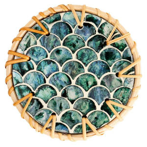 ชุดที่รองแก้วมุกคุณภาพสูง 6 ชิ้น สำหรับเครื่องครัว ของตกแต่งบ้าน และงานตกแต่งทำมือ - Product Image 1