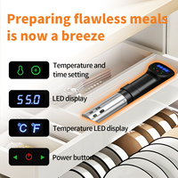 Appareil de cuisson sous vide, circulateur d'immersion, cuiseur lent, kit sous vide 1100W avec affichage LED de la température, outil de cuisine domestique