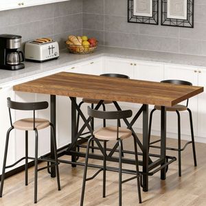 Tavolo da Pranzo Solido Ovale Assemblato con Motivo Rettangolare in Pietra Sinterizzata Effetto Marmo - Product Image 6