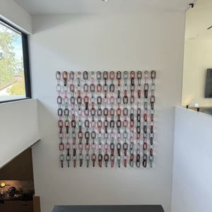 Arte de Pared de Cadena de Resina Premium, Pantalla Colgante de Eslabones Acrílicos, Separador de Plástico con Bucles, Pieza de Decoración Interior, Venta al por Mayor, Mejor Exportación - Product Image 1