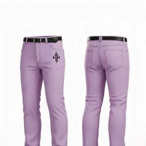 กางเกงยีนส์ผู้ชายคุณภาพสูง ผ้าฝ้าย 100% น้ำหนักเบา ระบายอากาศได้ดี ทรงลำลอง ตรงกลางลำตัว ผ้ายีนส์ฟอก ผลิตโดย RIVIAN ATLANTIC - Product Image 6