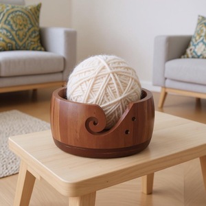 Wooden <b>Yarn</b> Bowls High Quality - Product Image 2