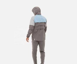 Ensemble de survêtement coupe-vent pour homme, style streetwear, veste et pantalon légers, tenue de sport confortable pour les voyages et les activités de plein air - Product Image 4