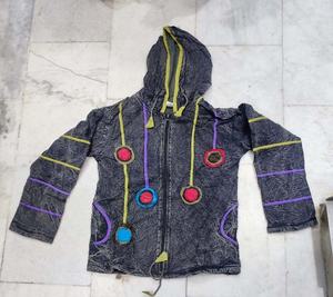 Veste en coton délavé pour homme et femme, vêtements d'hiver avec doublure en polaire, faite à la main, écologique, GC-AP-857. - Product Image 1