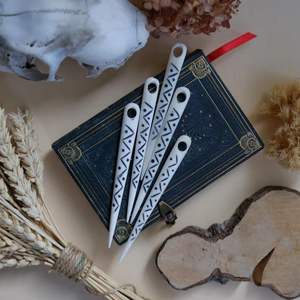 Agujas de Hueso Natural Pulido de Alta Calidad para Coser, Bordar, Hacer Joyería y Manualidades, Ecológicas - Product Image 1