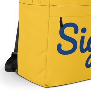 Women Rhoyal Inspired <b>Backpack</b> Sorority Style Casual Travel School Bag Spacious College Book Bag with Adjustable Shoulder Straps - Product Image 5