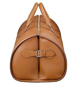 Sac de voyage unisexe de luxe en nylon avec fermeture éclair, grande capacité, pour les voyages quotidiens, couleur beige, poignée souple - Product Image 1