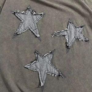 Camisetas de Secado Rápido, Corte Holgado, Estampadas, 100% Algodón, Lavadas con Ácido, de Alta Calidad, con Bordado Desgastado, Hechas en Pakistán - Product Image 4