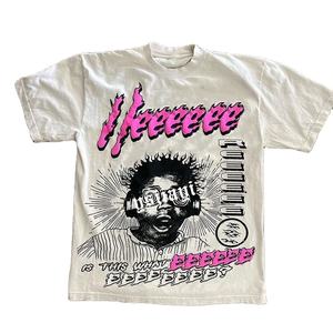 Camisetas Gráficas Cortas y Cuadradas para Hombre, Camiseta de Secado Rápido para Hombre, Algodón, Impresión DTG, Ropa Urbana Personalizada, Camiseta al por Mayor - Product Image 1