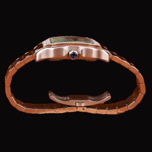 Caja Cuadrada con Bisel de Diamantes Hecha a Mano con Esfera Verde, Diamante Moissanita, Regalo Lujoso y Único para Hombre, Estilo Hip Hop - Product Image 5