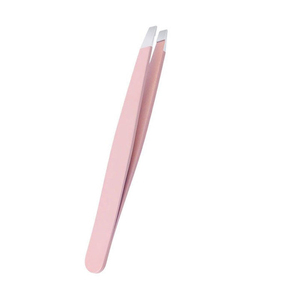 Juego de 3 Pinzas Profesionales Duraderas para Cejas, Pinzas de Acero Inoxidable de Precisión, Puntas Inclinadas y Planas, Estuche de Cuero PU - Product Image 2