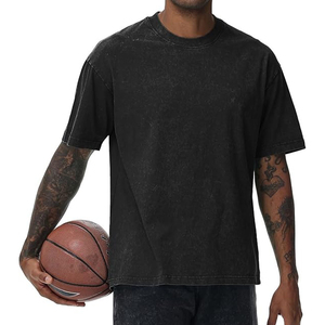 Camisetas Gráficas Estampadas DTG para Streetwear, Camisetas Lisas Oversize para Hombre, Camisetas con Lavado Ácido, Camisetas Vintage Personalizadas Oversize para Hombre - Product Image 3
