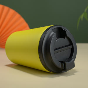 Mug à café isotherme élégant de 12 oz à double paroi en acier inoxydable de qualité 304, tasse thermos portable pour les trajets quotidiens et les voyages - Product Image 2