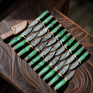 Handmade Damascus Steel Hunting Knife DIY Wood Handle Outdoor Camping <b>Tools</b> OEM ODM Supplier Wholesale Drop Shipping <b>Cheap</b> - Product Image 3