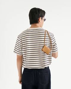 เสื้อยืดแขนสั้นผู้ชาย ผ้าฝ้าย 100% ระบายอากาศได้ดี ผ้าถักกันยับ  โลโก้ด้านหน้า  เป็นมิตรกับสิ่งแวดล้อม ทรงปกติ ใส่ได้ทุกวัน - Product Image 2