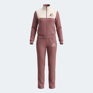 Ensemble de survêtement décontracté pour femme avec logo et design personnalisés, couleurs unies, grande taille, coupe régulière, sweat à capuche et pantalon de survêtement - Product Image 2