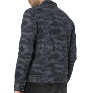 Veste en jean légère en toile pour l'hiver avec logo frontal, tissu confortable et coupe facile pour les voyages décontractés et l'usage quotidien - Product Image 3