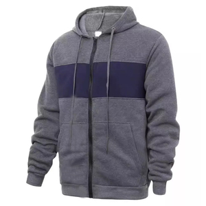 Sweats à capuche zippés pour hommes de marque, respirants, style streetwear, coupe oversize, durables, sweats à capuche à marque privée pour hommes - Product Image 1