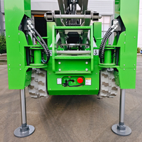 Harga Terbaik 4m 6m 8m Mobile Crawler Scissor Lift Hydraulic Self Propelled Track Lift Platform Scissor Lift Hydraulic