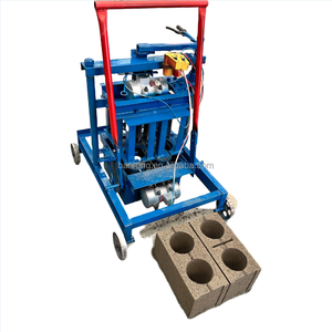 Manual Mobile <strong>Brick</strong> Making Machine for Hollow Interlock Paving <strong>Blocks</strong> with Motor - Product Image 6