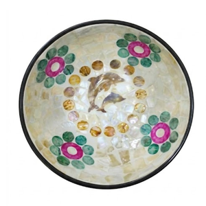 Bols en coquille de noix de coco gravés chics, vente en gros, artisanaux, uniques, polis, écologiques, de haute qualité - Product Image 1
