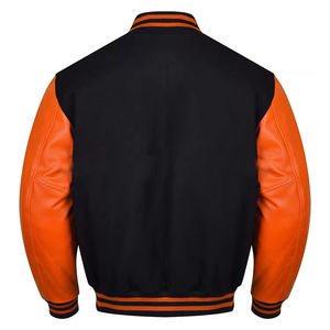 Chaquetas Varsity Personalizadas al por Mayor para Hombre, Chaquetas de Invierno con Bordado de Chenilla y Lana, Chaquetas Letterman de Béisbol - Product Image 4