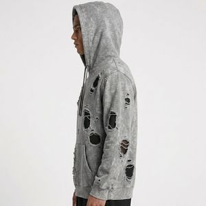 Sweat à capuche pour homme 2026, design uni sur mesure, 100 % coton, avec poche avant, pour un usage décontracté en hiver, en vente en ligne - Product Image 4