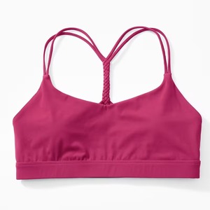 Women 2 Pcs <b>Workout</b> Set Strappy Braided Back Sports Bra and High Waist Scrunch Butt <b>Leggings</b> <b>with</b> Side <b>Pockets</b> Activewear Suit - Product Image 4