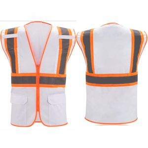 Gilet de sécurité réfléchissant décontracté en toile coupe-vent respirant à séchage rapide sans manches pour homme 5D - Vente en gros - Product Image 1