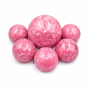 Sphère de cristal de thulite naturelle Chakralume, polie à la main, pierre précieuse de guérison, Reiki, méditation, Feng Shui, vente en gros - Product Image 1