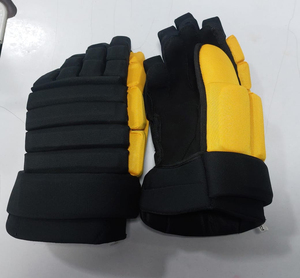 อุปกรณ์ฝึกซ้อมพร้อมโลโก้ส่วนตัว ผลิตแบบ OEM ถุงมือฮอกกี้น้ำแข็งระดับมืออาชีพ คุณภาพพรีเมียม สวมใส่สบาย เหมาะสำหรับการแข่งขัน - Product Image 1