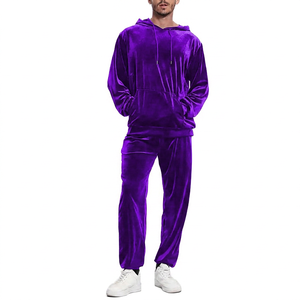 Conjunto de Pantalón y Chaqueta de Terciopelo de Alta Calidad, Suave al Tacto, con Apariencia Elegante para Uso Casual y de Ocio en Ocasiones Específicas - Product Image 4