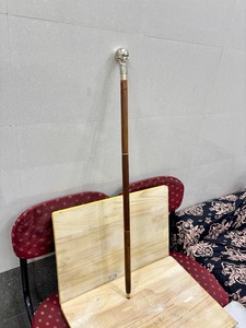 Canne de marche multifonctionnelle antique avec poignée en laiton, canne en bois vintage à suspendre au mur pour la remise des diplômes - Product Image 6