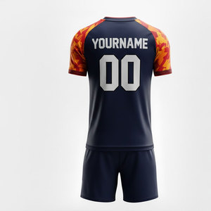Soccer Uniform Kit Custom Team Jersey Shorts Breathable Quick Dry Fabric Professional Match Training Wear - Product Image 2