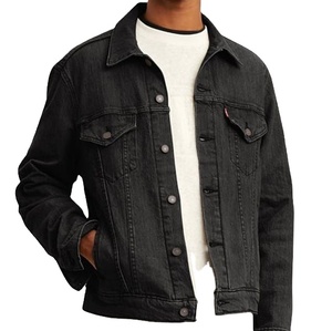 Chaqueta Bomber Unisex de Mezclilla Holgada con Cuello Redondo, Algodón Lavado, Estilo Formal de Primavera, con Capucha y Logotipo Frontal - Product Image 4