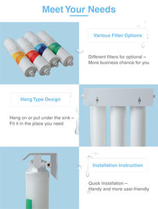 Filtro de Agua Manual de Plástico para el Hogar, Fácil de Usar, con 4 Etapas de Filtración para Agua Pura - Product Image 3