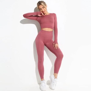 Ensemble de yoga de luxe, tenue de sport de qualité supérieure, vêtements de sport respirants et extensibles sans couture pour femmes - Product Image 3