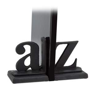 Decorative Metal Bookends For Home Office <b>Bookshelf</b> Library <b>Desk</b> Modern Organizer Heavy Duty Book Support - Product Image 4