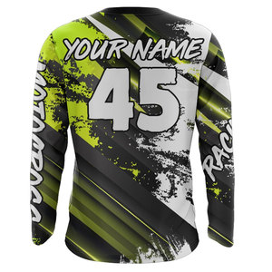 Jersey de Motocross de Diseño Personalizado de Alta Calidad, Servicio OEM, Secado Rápido, Talla Grande, Ajuste Holgado, para Hombre - Product Image 2