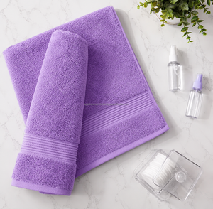 400 GSM Organic Cotton Sports Bath Towels Soft Highly Absorbent Quick-Dry Gym Fitness Workout Towels Custom Logo Wholesale - Product Image 2