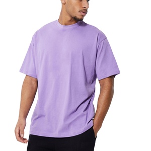 Collection été T-shirt oversize 100% coton pour hommes, poids lourd, manches courtes, épaules tombantes et sublimation. - Product Image 1