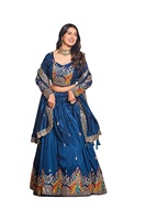 Lehenga Choli indien traditionnel de créateur, entièrement cousu, dernière collection, pour mariages et fêtes, en organza d'hiver, coupe ajustée, broderie riche
