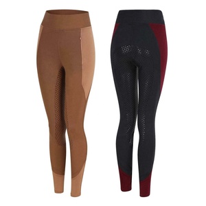 Leggings d'équitation pour femmes PIHA SPORT 2026 en Spandex/Polyester, design adhérent, antibactériens, respirants, longueur cheville, toutes tailles - Product Image 1