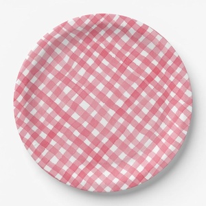 Nouvelles assiettes en papier jetables de 9 pouces pour pique-nique, anniversaire et événements, assiettes en papier pour restaurant et plats à emporter, utilisation en extérieur - Product Image 1